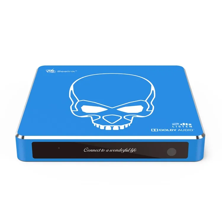 S922X-H 3D 4K Streaming Media Player 2T2R WiFi 6 with Voice Remote Control Support Hi-Fi Sound RS-232