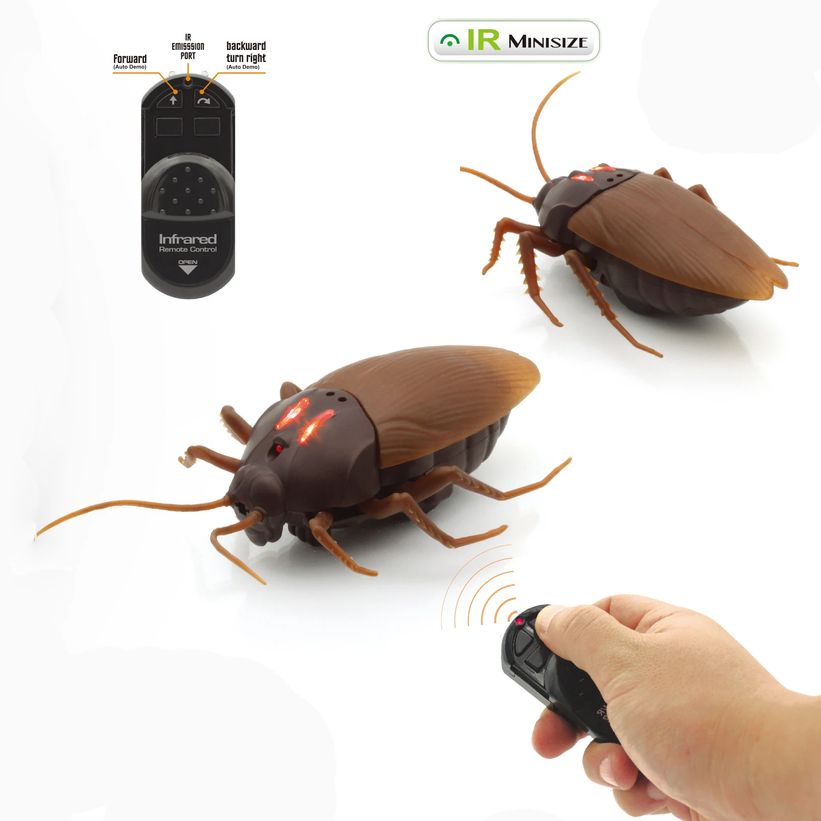 Children Toys Spooky Gifts Prank Toys Simulation Electric Cockroach Plastic Model Remote Control Animal Insects Toy For Kids