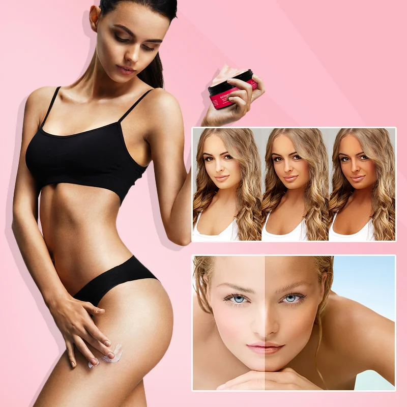 Private label sunbed tan accelerator 100ml sunscreen & tanning lotion extreme intensive self tanning gel