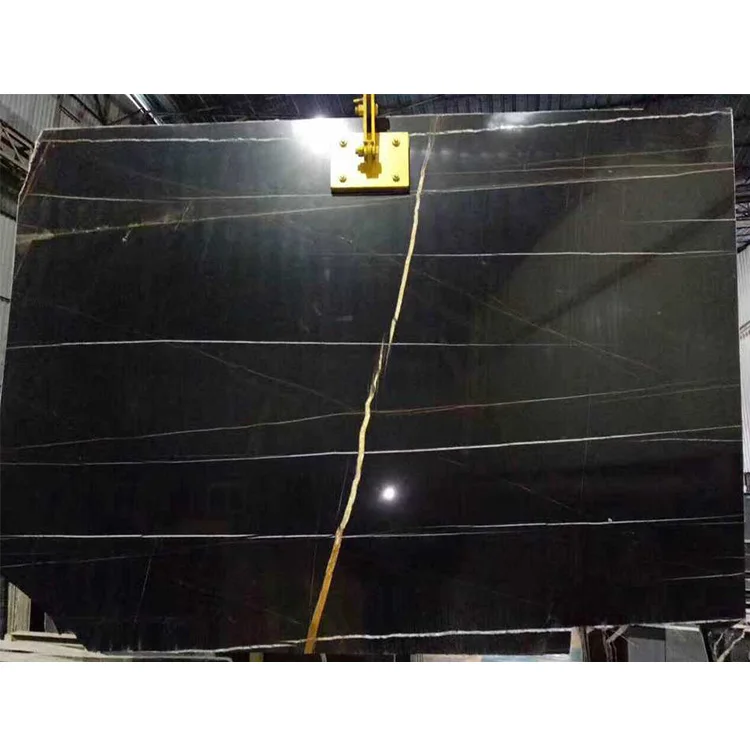 Cheap China Black Galaxy Marble Black Galaxy Tile Hot Seller