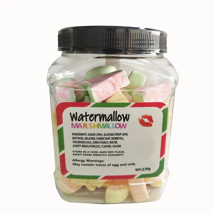 Hot Selling 275g Cotton Candy Marshmallow In Pet Jar