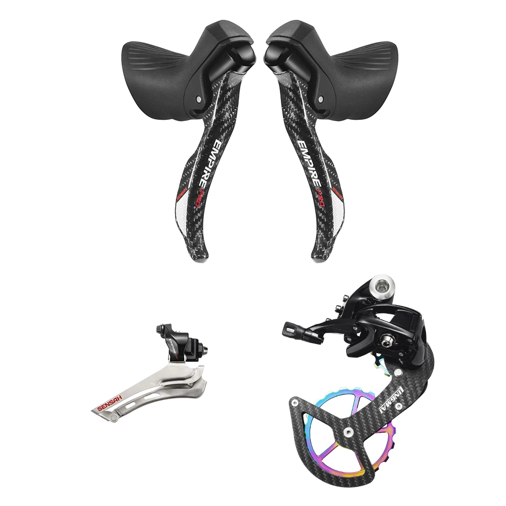 SENSHA 12 Speed Derailleur Group Road Bike Front Derailleur Rear Derailleurs Shifter Lever Coano Gears Brakempatible for Shim