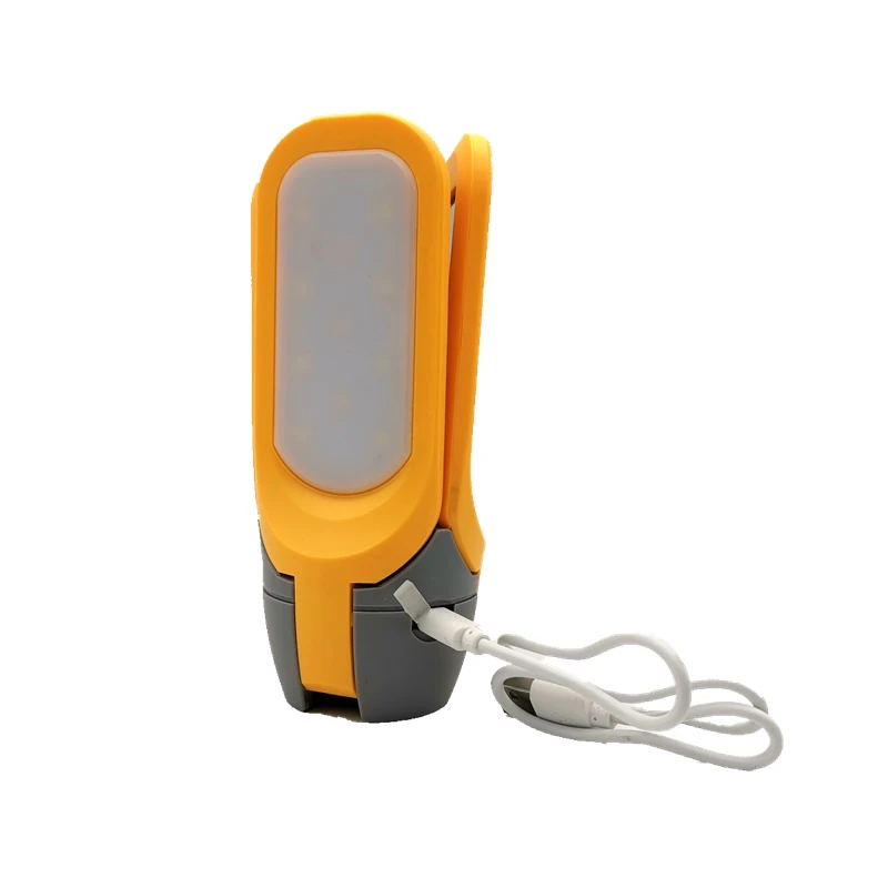 USB Rechargeable solar power collapsible LED Clover lantern red warning emergency light outdoor camping hiking  romantic lamp