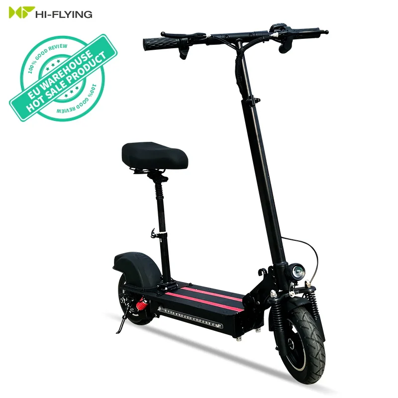 Складной электрический скутер 10 дюймов trotinet electr scoot большой мощности со склада в ЕС