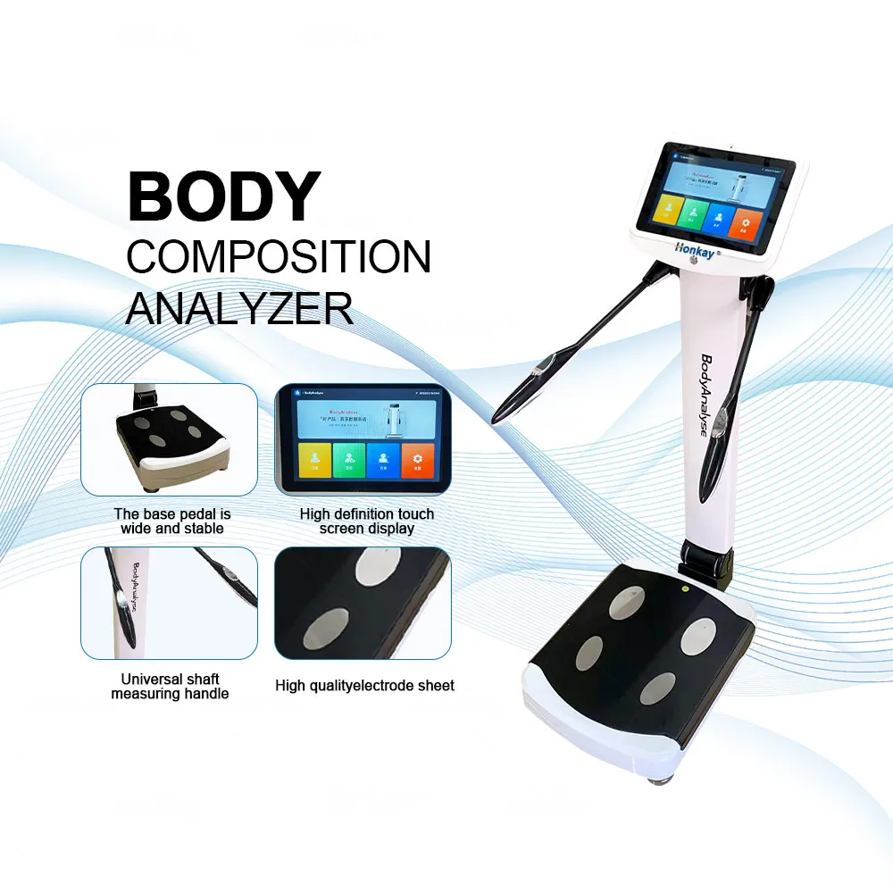 Face Login Faster Body Fat Testing Analyzer Bio Body Scale Health Body Testing Analyzer For Hospital
