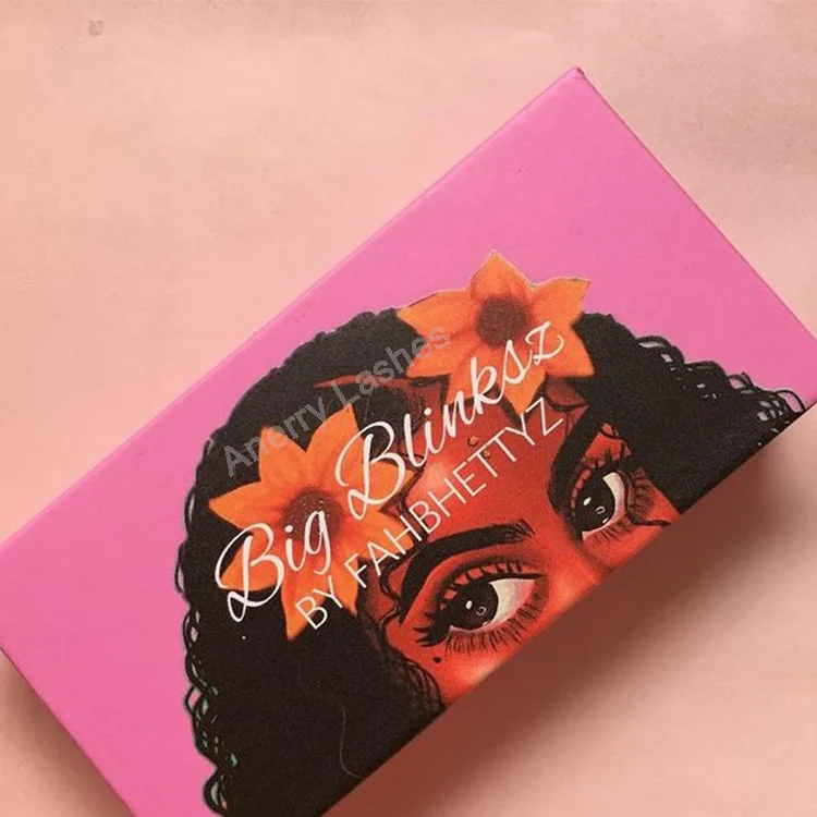 Оптовая продажа, индивидуальный логотип, футляр для ресниц с персонажами из мультфильмов для девочек, футляр для кукол, футляр для ресниц, упаковка для ресниц Wispy