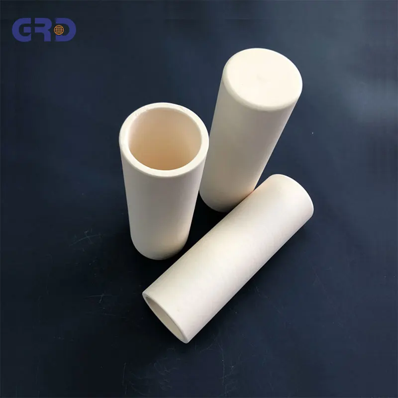Magnesium oxide MgO magnesia stabilized zirconia crucible