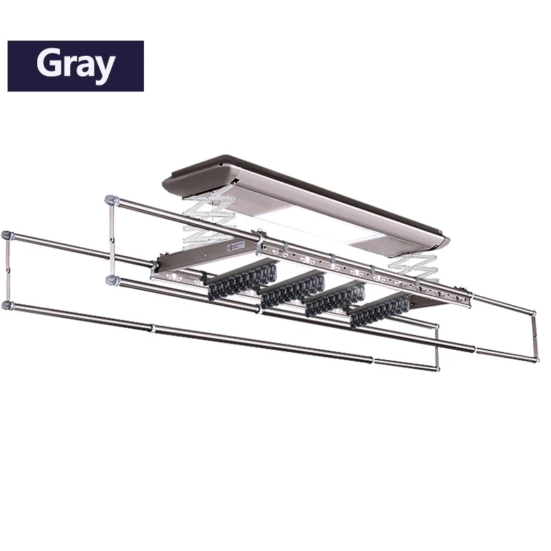 Домашняя электрическая складная Автоматическая потолочная полка для мойки одежды