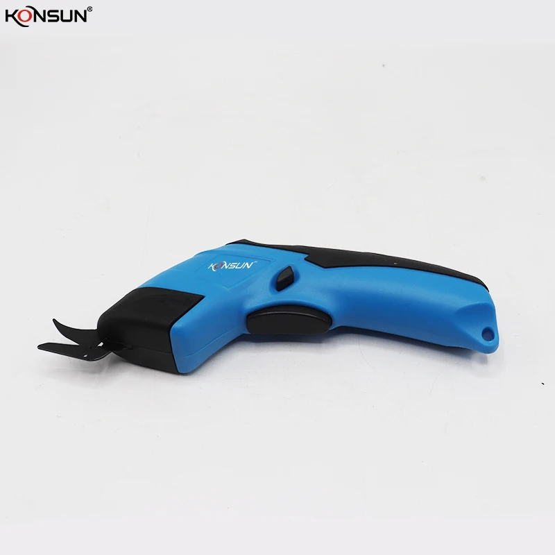 KONSUN 3.6V lithium cordless electric cloth or paper cutter scissor with USB charger wire