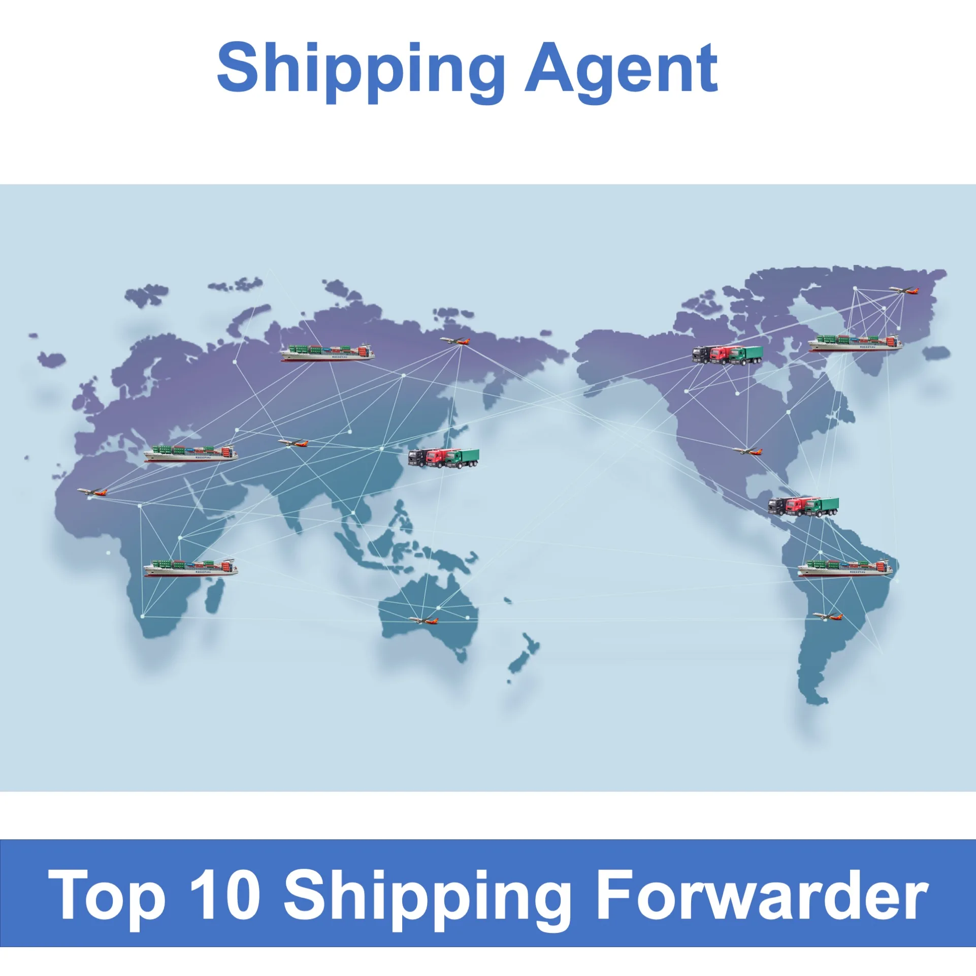 Highly rated International freight forwarding express from China provides door-to-door warehousing services by air/sea