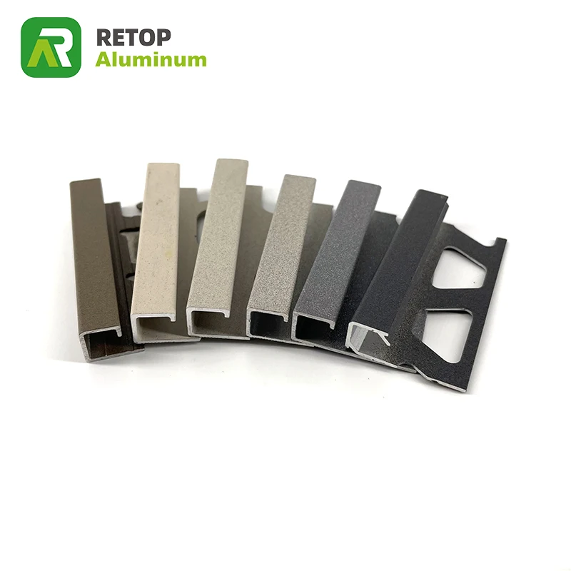 Tile Clips Anodized Gold Trim Border Tools Flexible Wall Aluminium Transition Strips