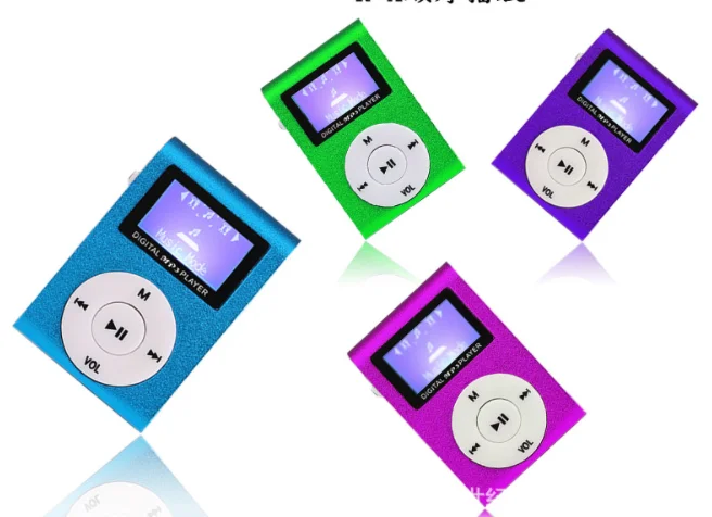 Лидер продаж высококачественный MP3-плеер со слотом для TF-карты и ЖК-экраном металлический