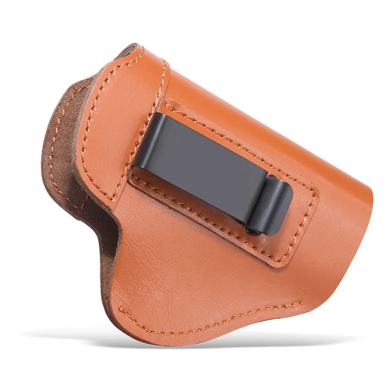 KIANG Tactical Gun Holster Leather Gun Carry Case Concealed Belt Holsters Carrier