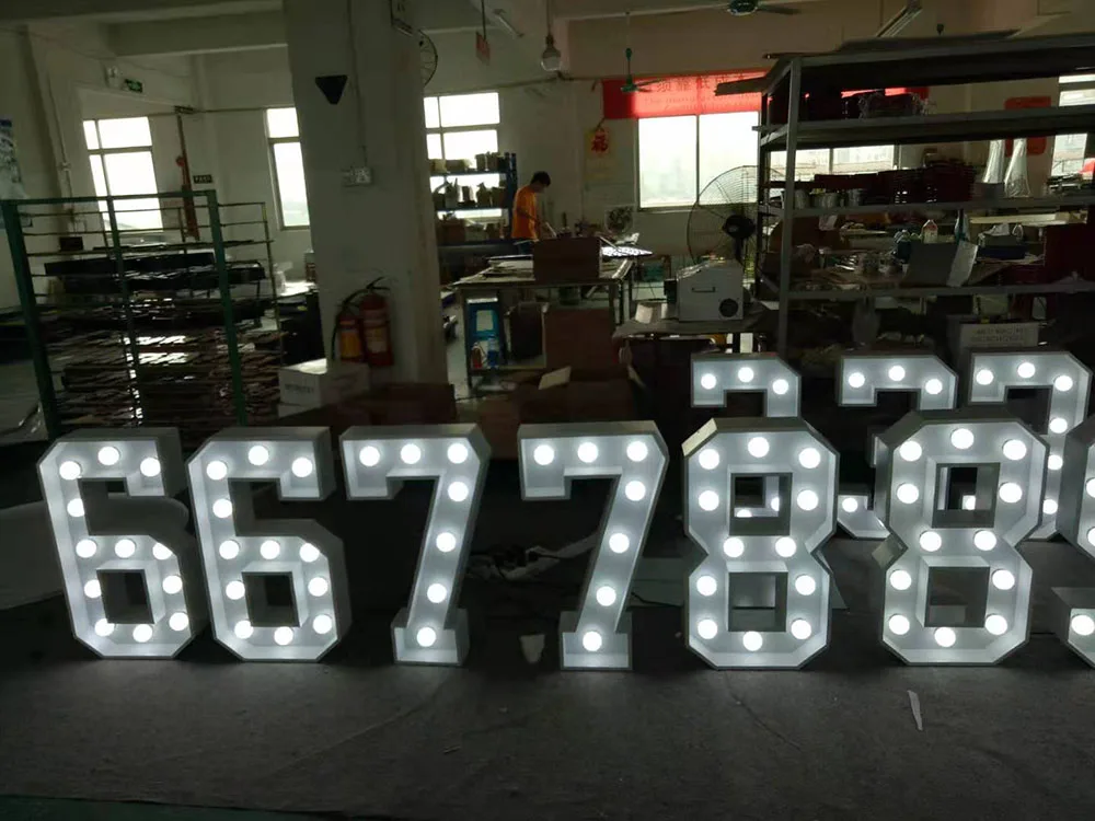 Wholesale manufacturer giant love 4ft marquee letters sign Free Stand Light Up
