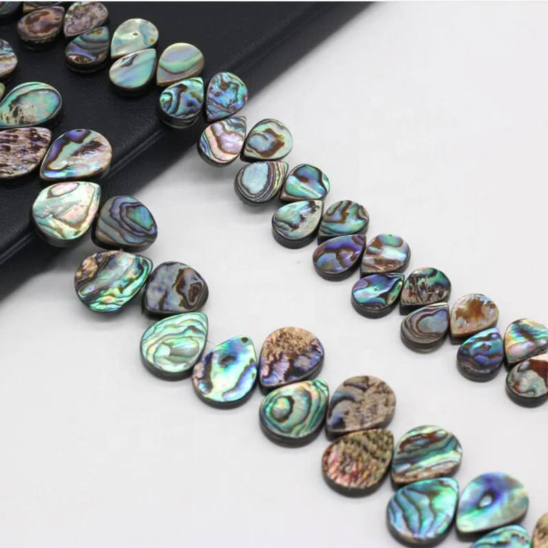 Natural Water Drop Abalone Shell Beads Fashion Shell Jewelry Pendant  DIY Jewelry Accessories