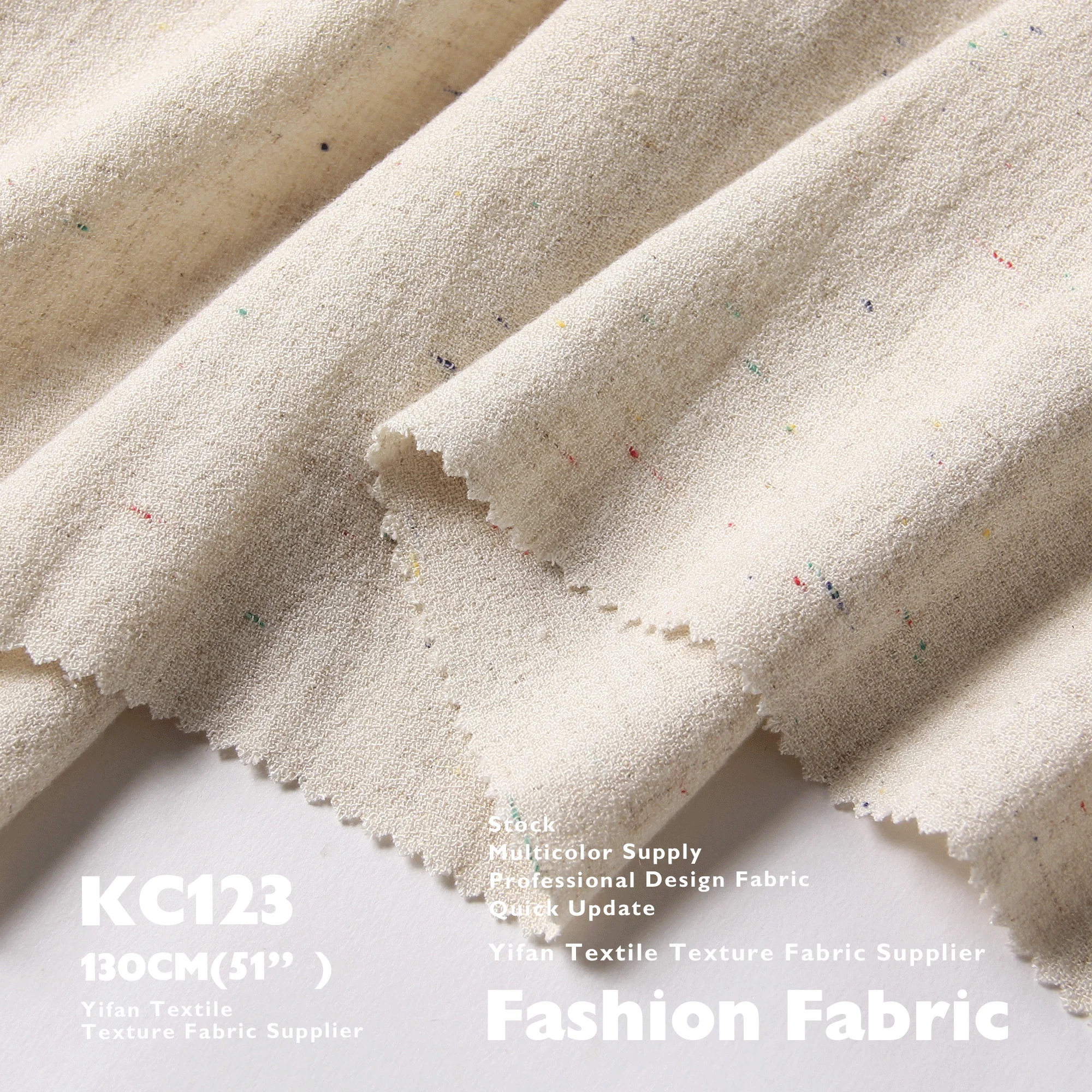 New Design Soft Drapey Feel Yarn-dyed Colored Dots Linen Fabric For Girls And Women Using As Shirt And Dress