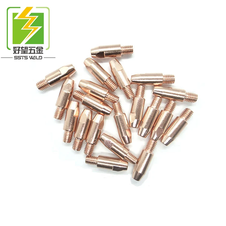 Контакт Mig для Binzel 36kd 40kd 501d расходные материалы сварочная горелка аксессуары M8x30mmx0.8 1,0 1,2 1,4 1,6 Контактный наконечник