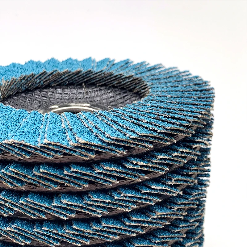 4 Inch Abrasive Flap Disc 100mm Zirconia Disk Flap Grit 80 Sanding Disc Polish Disc for Steel/Metal/Iron