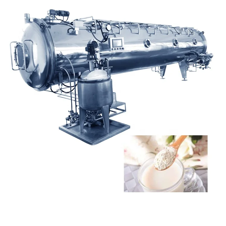Continuous vacuum belt dryer for Pectin &whey protein dehydration