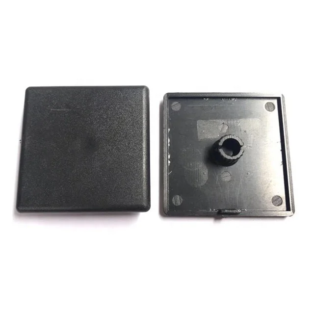 Прочный пластиковый 50x50 черный квадратный нейлоновый наконечник для 10-слота алюминиевого профиля