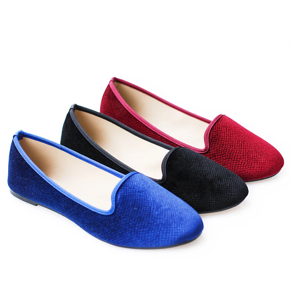 The women autumn fashion causal popular comfortable snake printing velvet upper TPR outsole flat ballet shoes