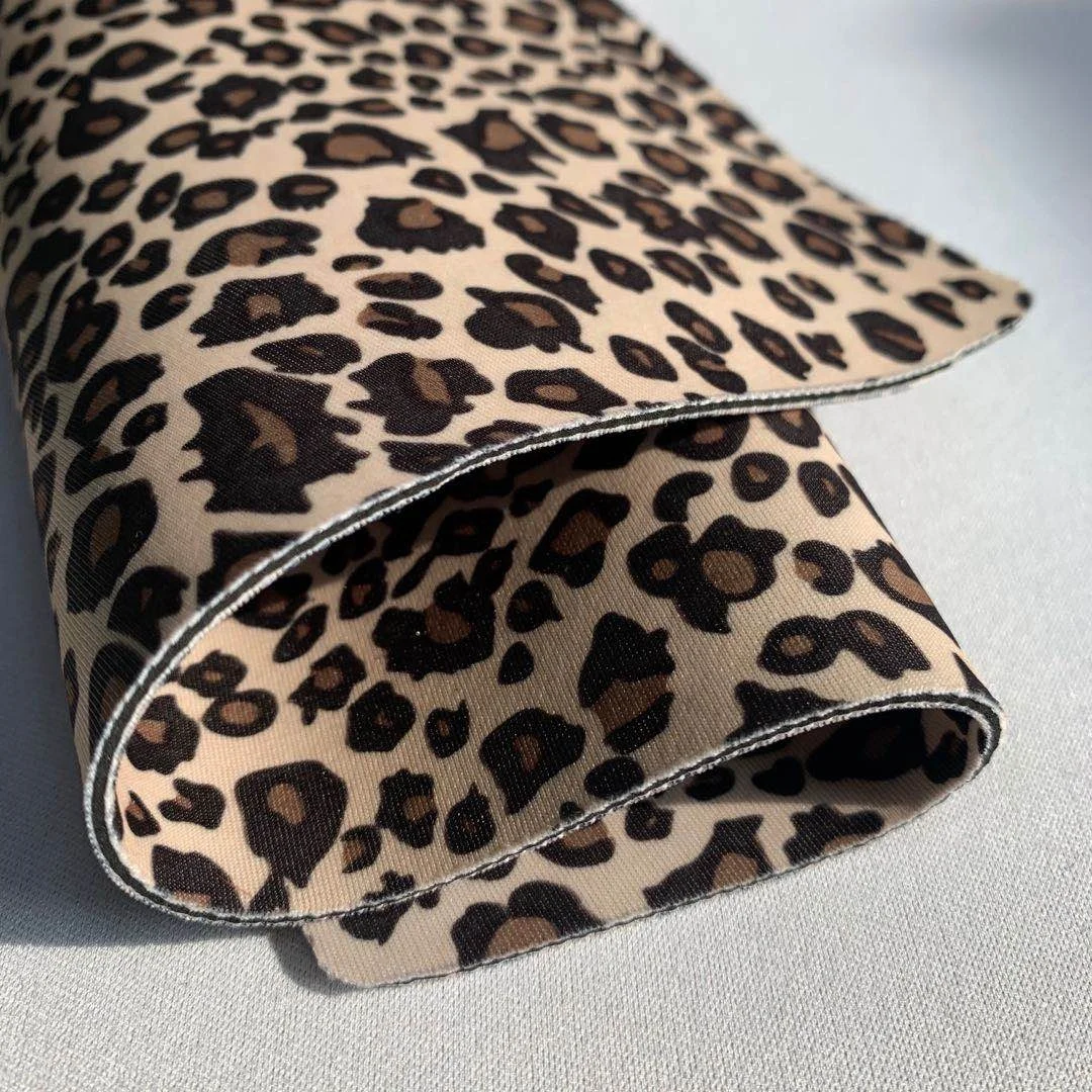 Wholesale Custom Colored Wetsuit Material White Jersey Printed Neoprene Fabric for Diving suit