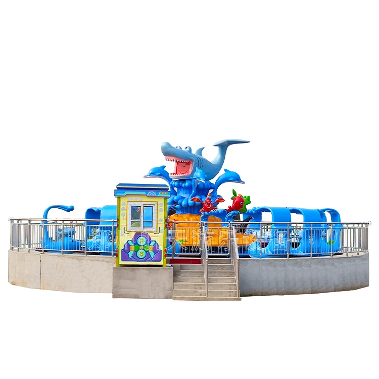 Children Attraction Amusement Park Water Sports Dolphin Island Ride