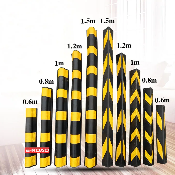 High Quality Rubber wall corner guard protector for Parking Lot Safety