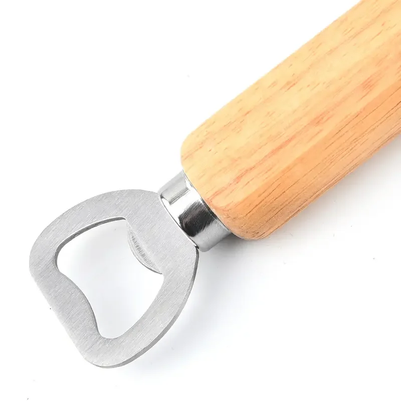 Wooden Handle Bulk Bottle Opener Cheap Wood Beer Bottle Opener with Logo