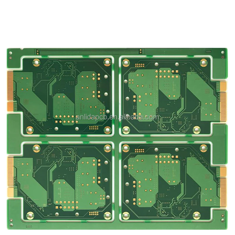 Gold finger 94v0 power supply pcb circuit board