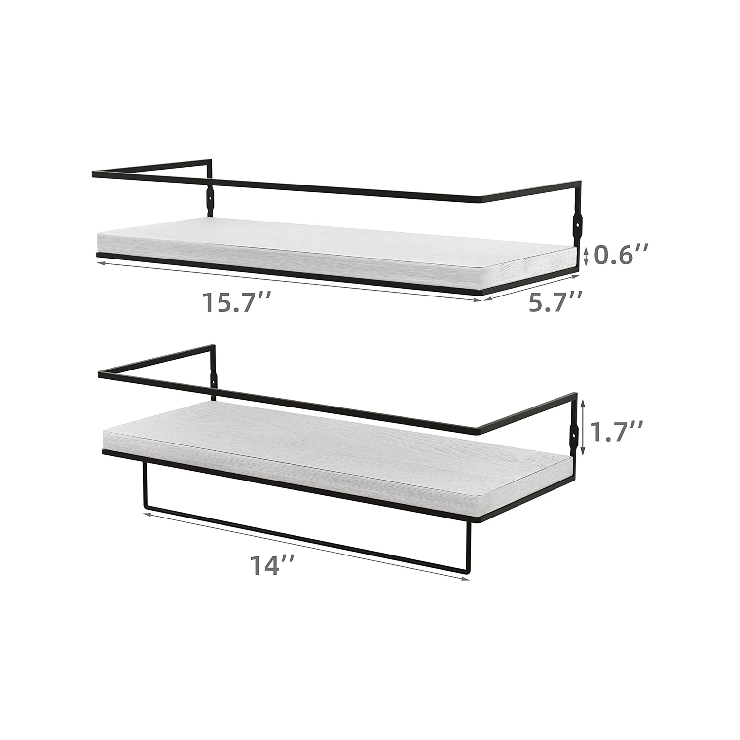 Household Storage Kitchen Shower Rack Bathroom Gold Metal Corner Shelf Wall Mounted Big Wall Shelf With Towel Hanger