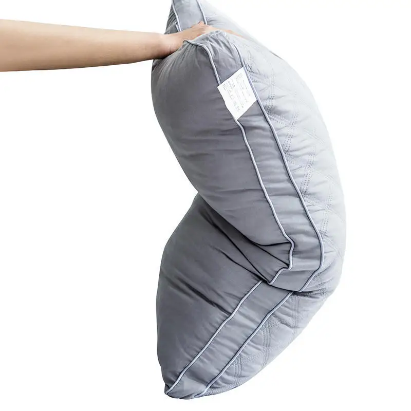 Comfortable sleeping 5 star 100% cotton feather silk Hilton Hotel Pillow