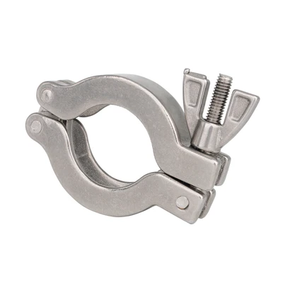 Stainless Steel 304 KF16 to KF50 ISO-KF Vacuum Flange Clamps Wing Nut Flange Quick Clamp for Vacuum Pipe