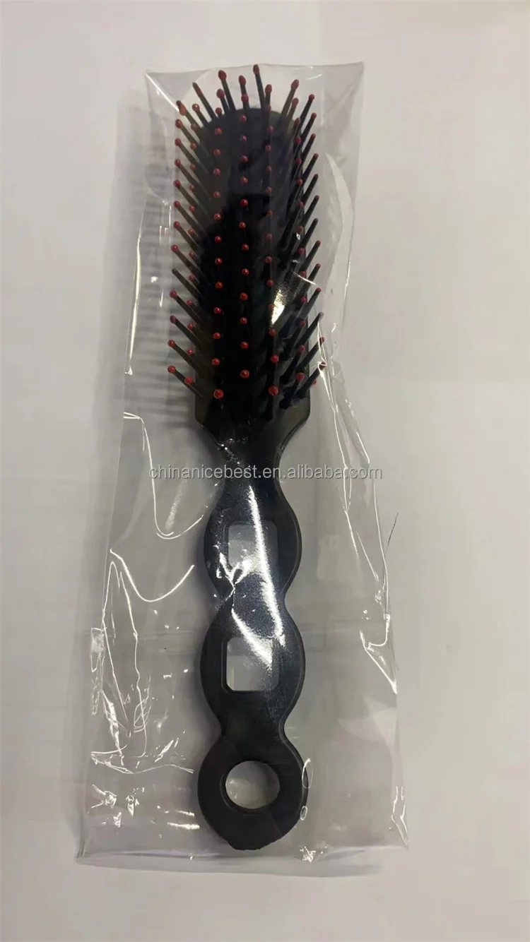 Bulk Hair Brushes Anti-Entangling Massage Comb with Nylon Bristles for Curly Hair Homeless Shelters Hotels Travel Use
