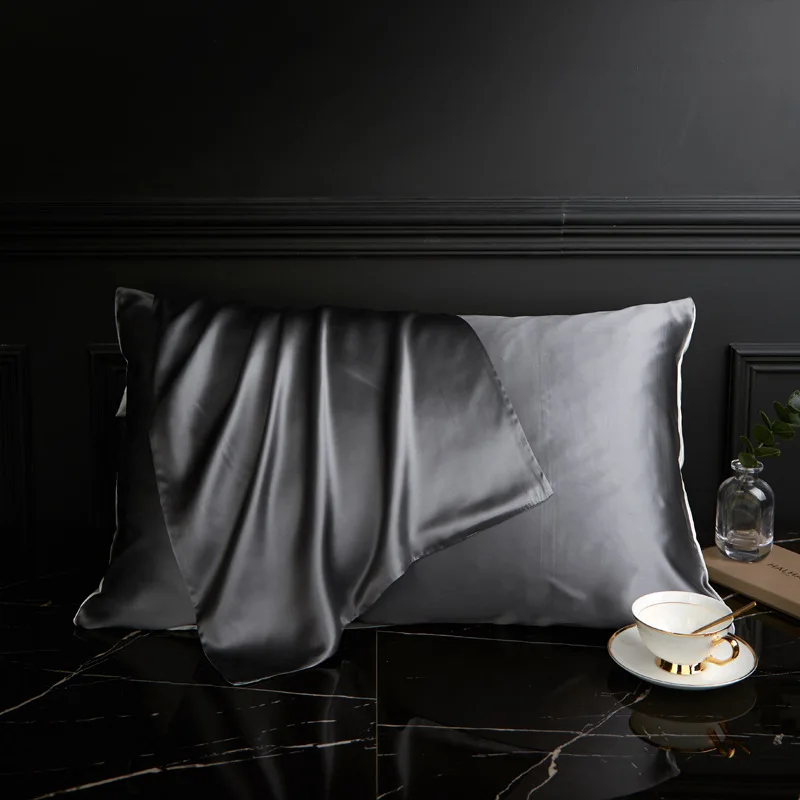 100% Mulberry Silk Pillowcase Pure Natural Luxury Throw Pillow Case with High Quality
