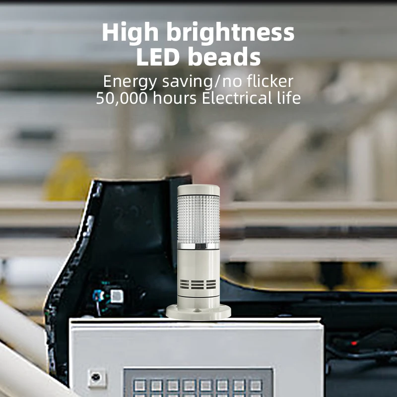 BENLEE Custom Hot Selling Led Warning Lights For Machines Dc 12v/24v Ac 110v/220v Led Warning Light Signal Light Buzzer