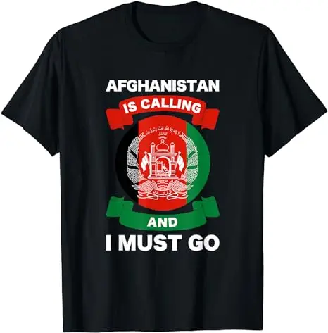 Wholesale Afghanistan Country Map Flag T-Shirt Print on Demand Custom Afgan Design Shirt Sublimation Round Neck Cotton Tees