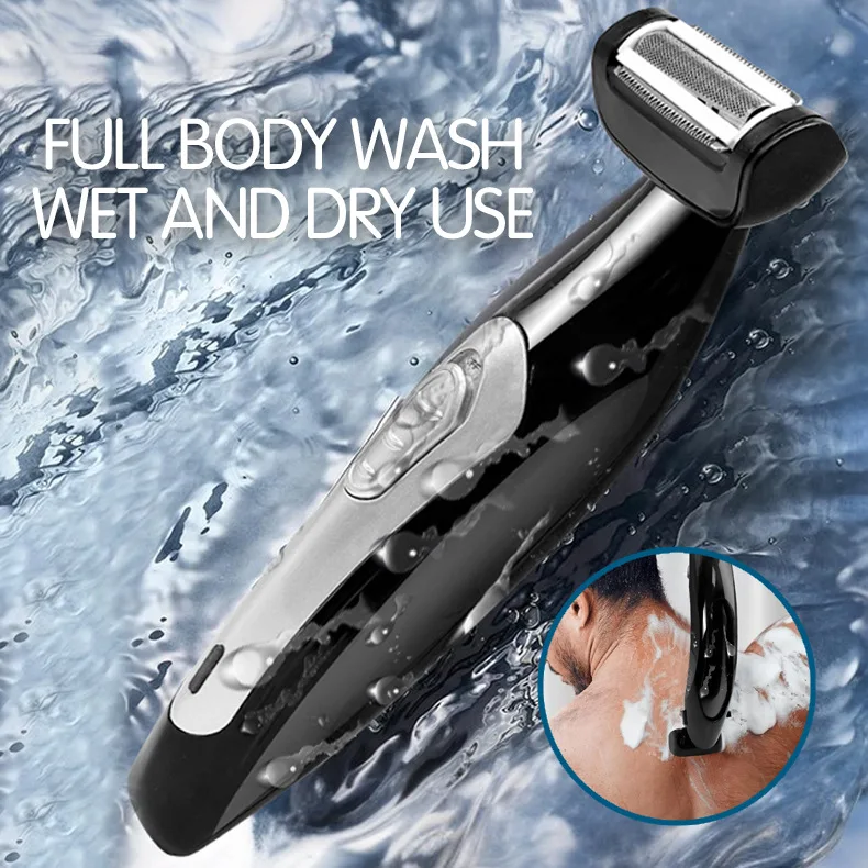 Long Handle Hair Shaving Body Hair Shaver Man Back Shaver Groomer entire Body Hair Removal Trimmer
