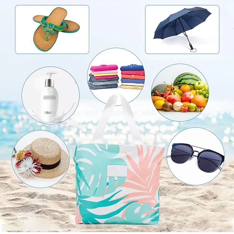 Custom Eco Friendly Fashion Travel Shipping Tote Tyvek Bag Zipper