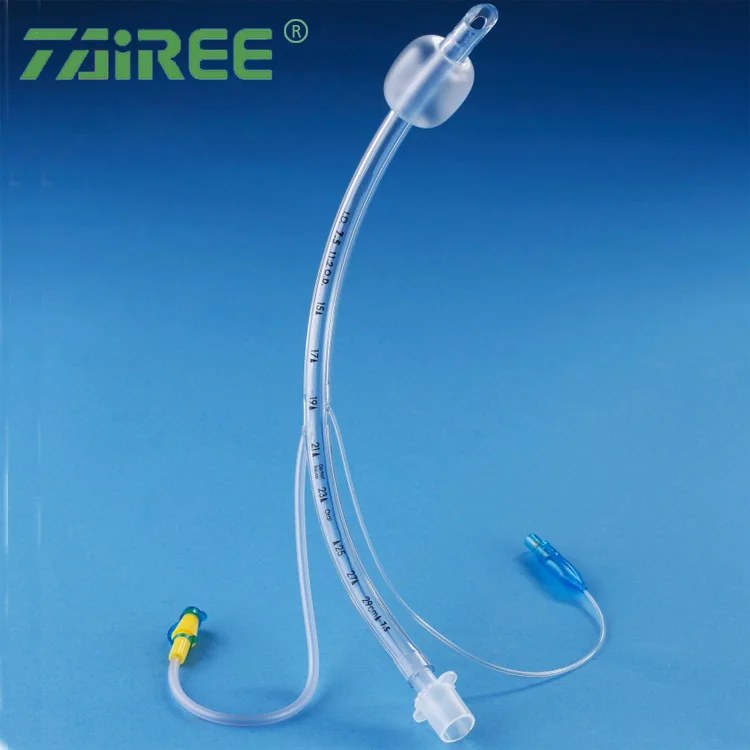disposable reinforced endotraheal tube suction plus tracheal tube with evacuation lumen