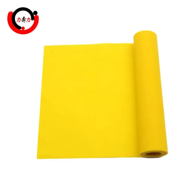 Natural Latex Rubber Sheet and Yoga Elastic flat fitness Band