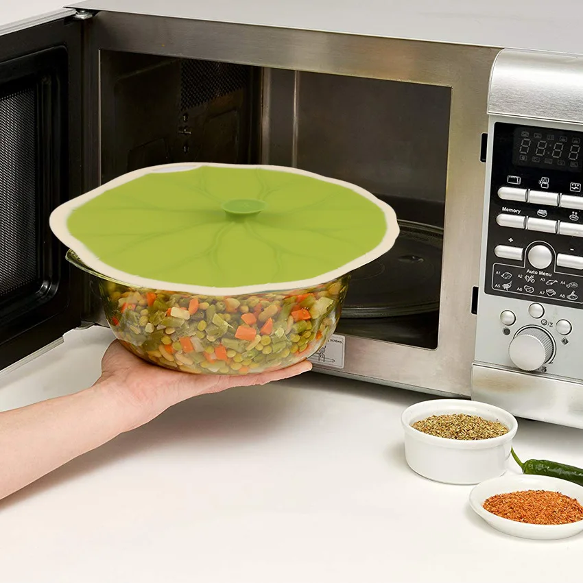 Многоразовые вакуумные термостойкие крышки для микроволновки кастрюль
