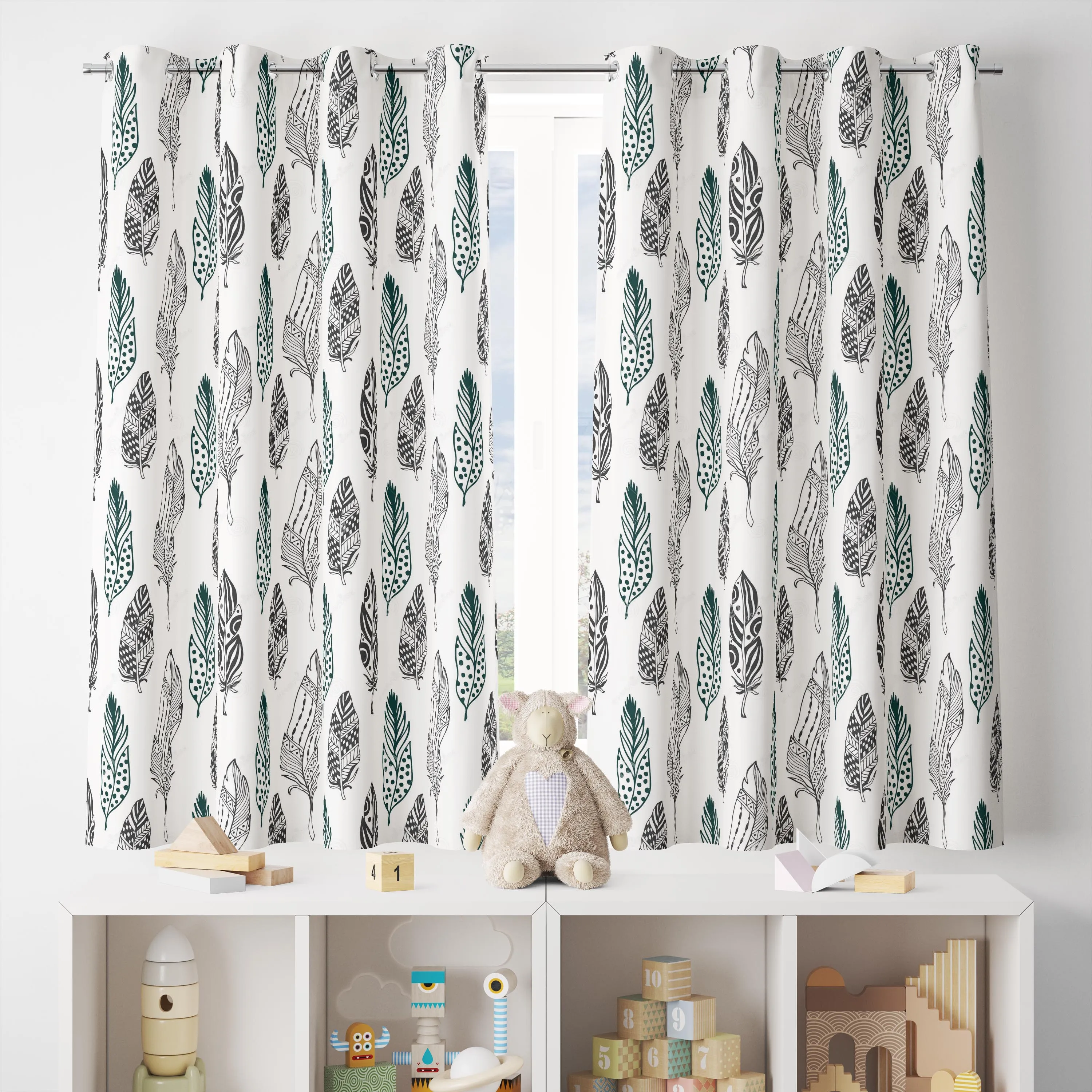 High Blackout Opaque Kitchen Curtain With Thermal Insulation For Window Wholesale