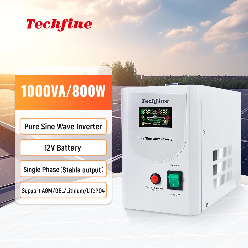 800W 1200w 2400w pure Sine Wave Power Inverter 12V 220V use with Battery Charger Dc To Ac home Inverterer UPS