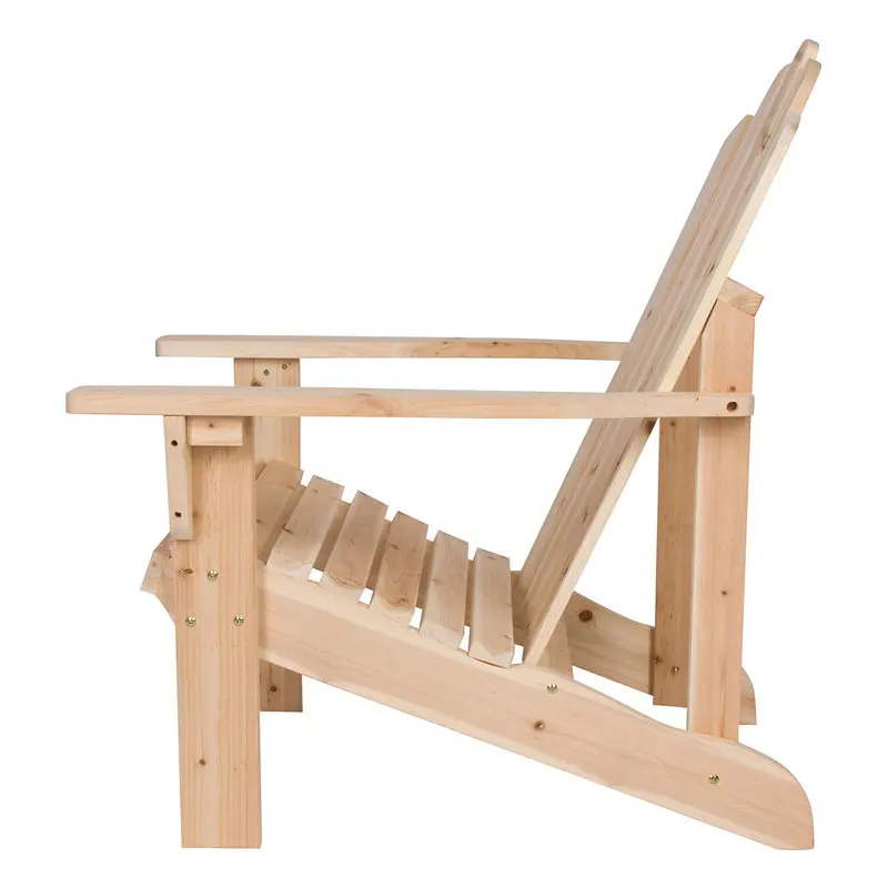  Уличные деревянные стулья Adirondack Natural для двора Westport стул из твердой