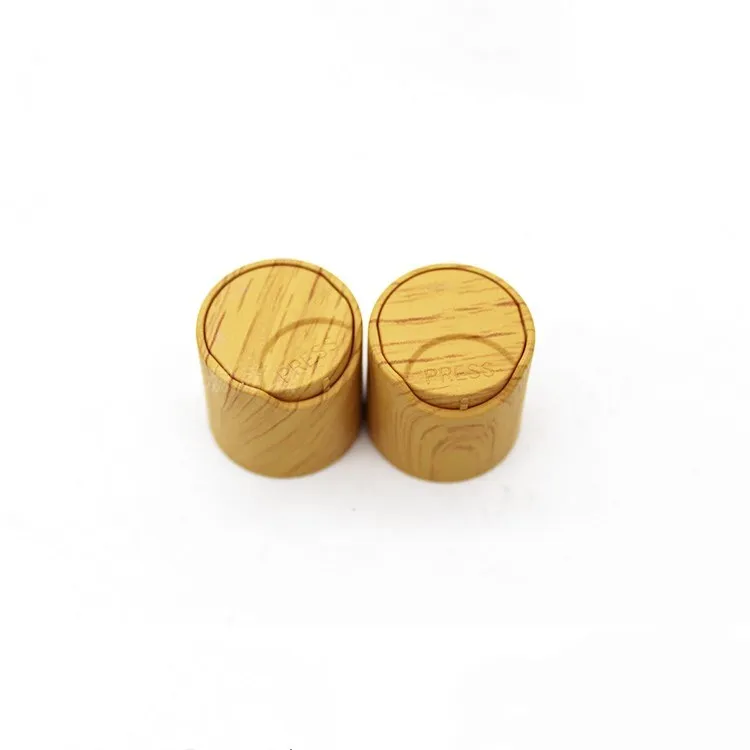 Screw cap disc cap bamboo plastic smooth flip top mushroom cap