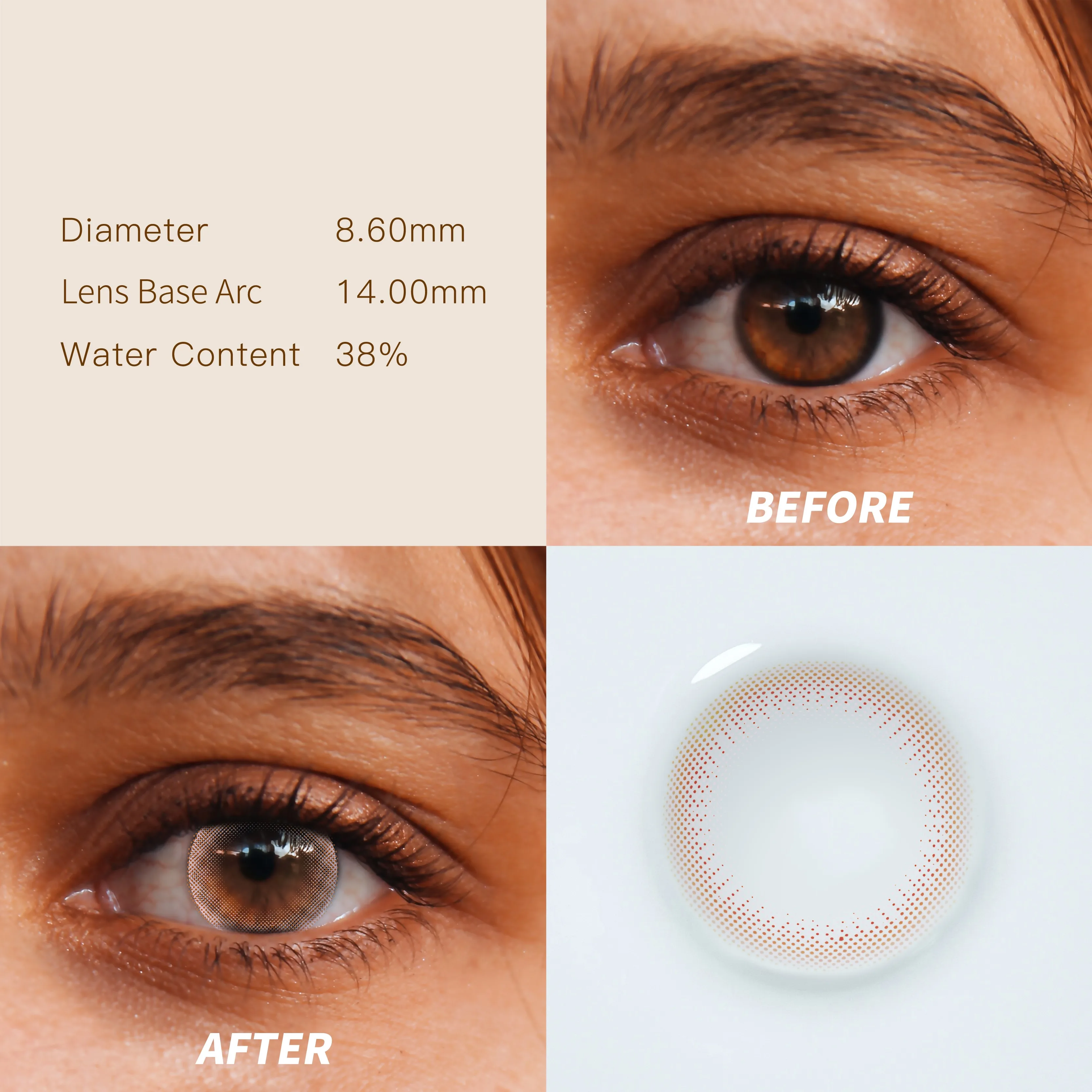 CT23 Custom 13 color Fashion Cosmetic For Eyes Private Label Colored Wholesale Contact Lenses