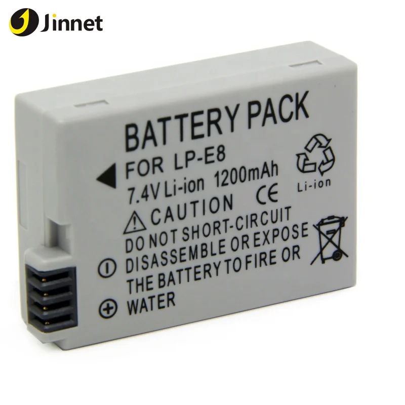 Jinnet замена камера батарея LP-E8 для может на E O S Rebel T4i T3i 600D T2i 650D