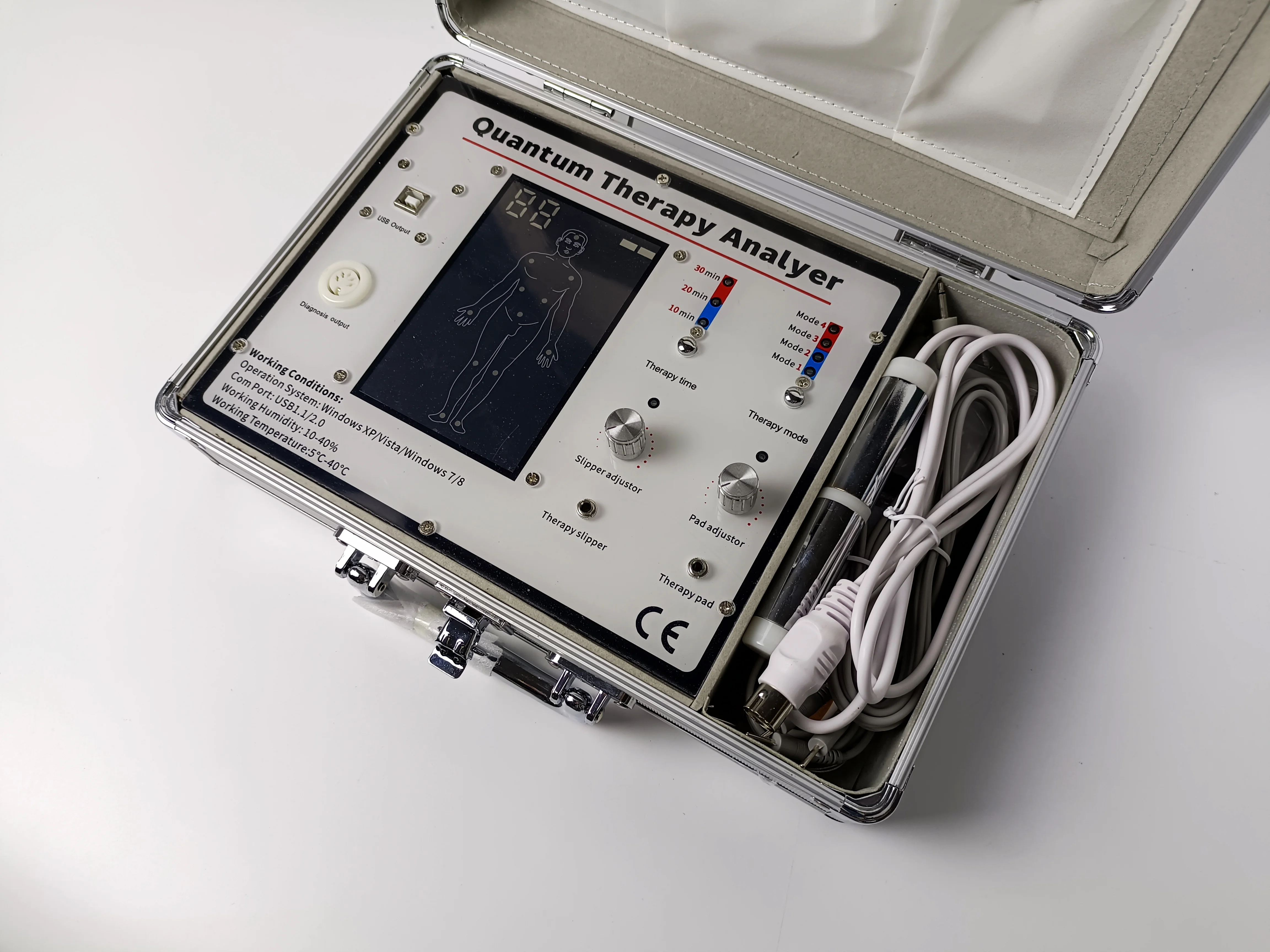 Portable electrode pads therapy with great price quantum magnetic resonance analyzer