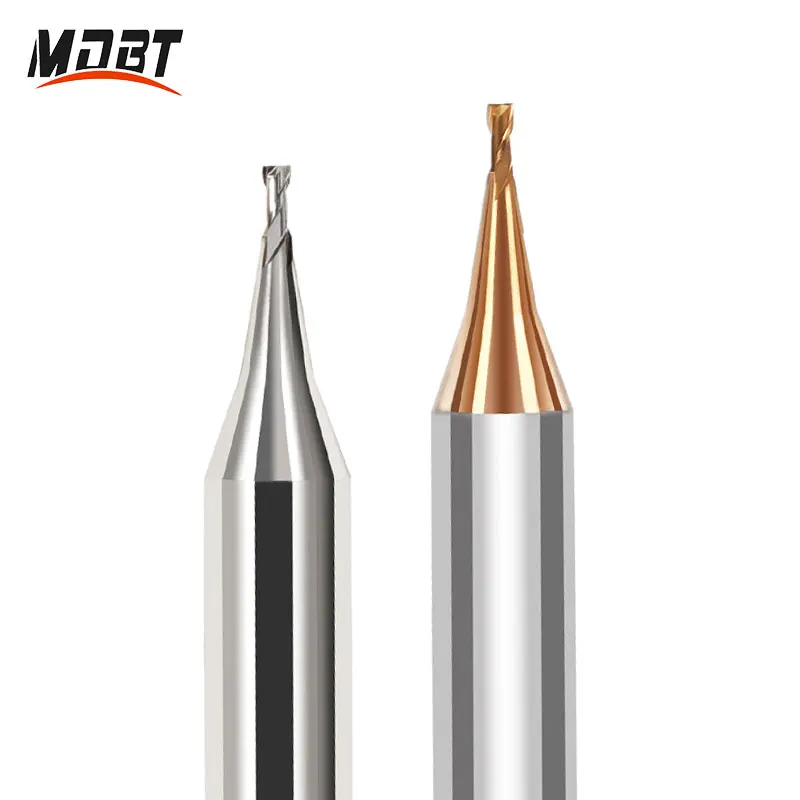 MDBT HRC55 tungsten steel carbide milling cutter CNC lathe processing tool long neck end mill milling cutter tools with coated